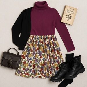 Vintage 90s Y2K Floral Broomstick Skirt |
Mini Crinkle | Jonathan Martin S